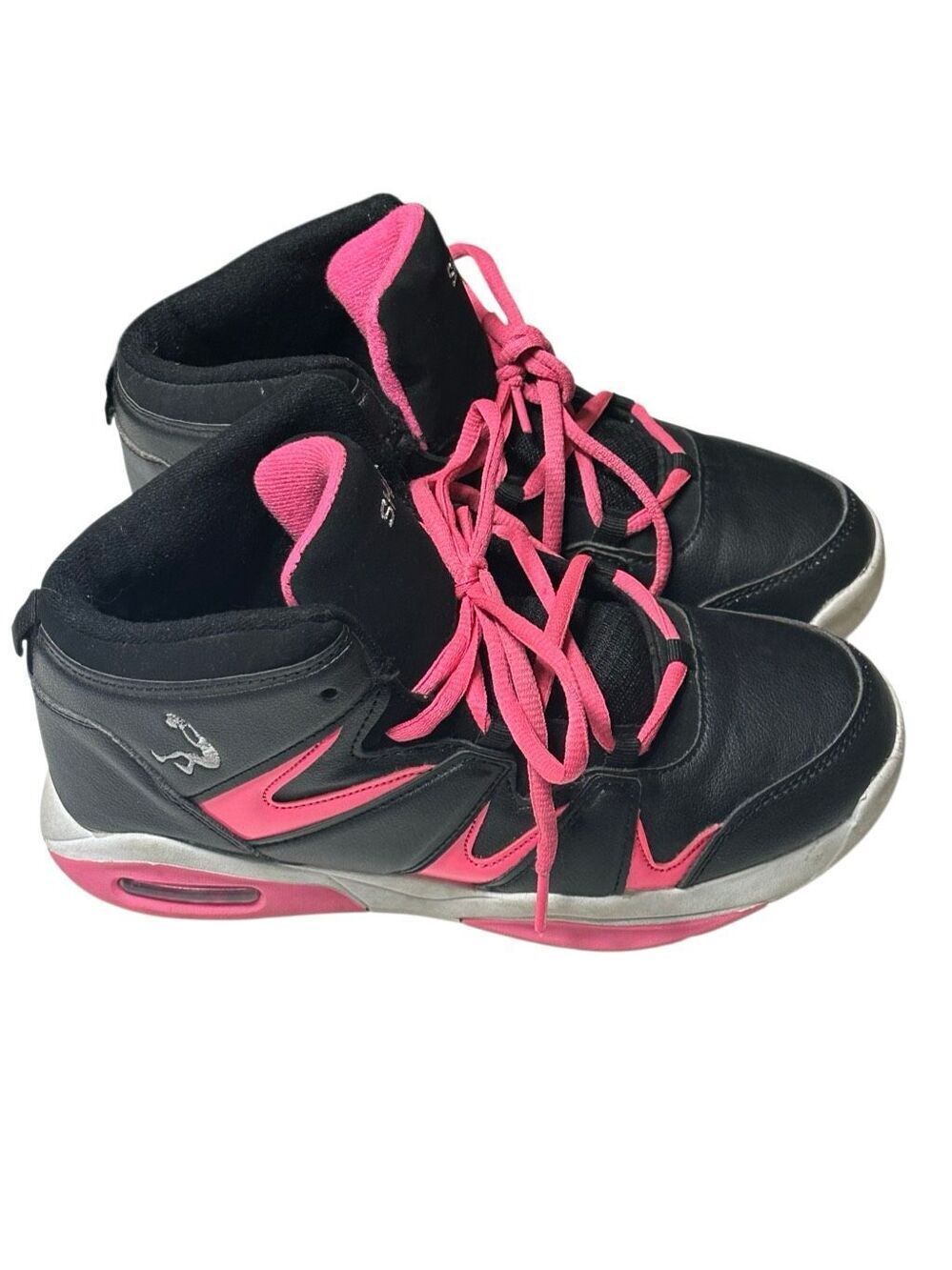 Shaq Girl's Black Pink Shaquille O'Neal Empire Sneakers Basketball Shoes Size 5M